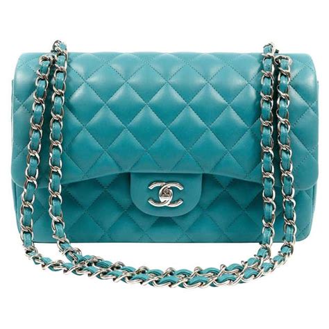 chanel turquoise handbag|chanel handbags uk.